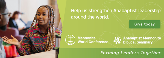 Help us strengthen Anabaptist leadership around the world . Give today. MWC. AMBS. Forming leaders together. 