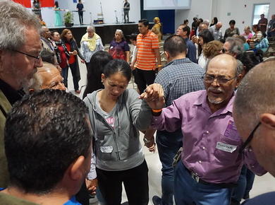 pray for the global Anabaptist family, renewal 2027, San Heredia, Costa Rica, April 2019. 