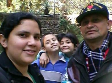 <p>Luis Alberto Mereles and his family. Photo: Luis Alberto Mereles.</p>