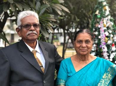 <p>Shant and Esther S. Kunjam. Photo: supplied</p>