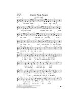 You're Not Alone - Voices Together lead sheet with chords
