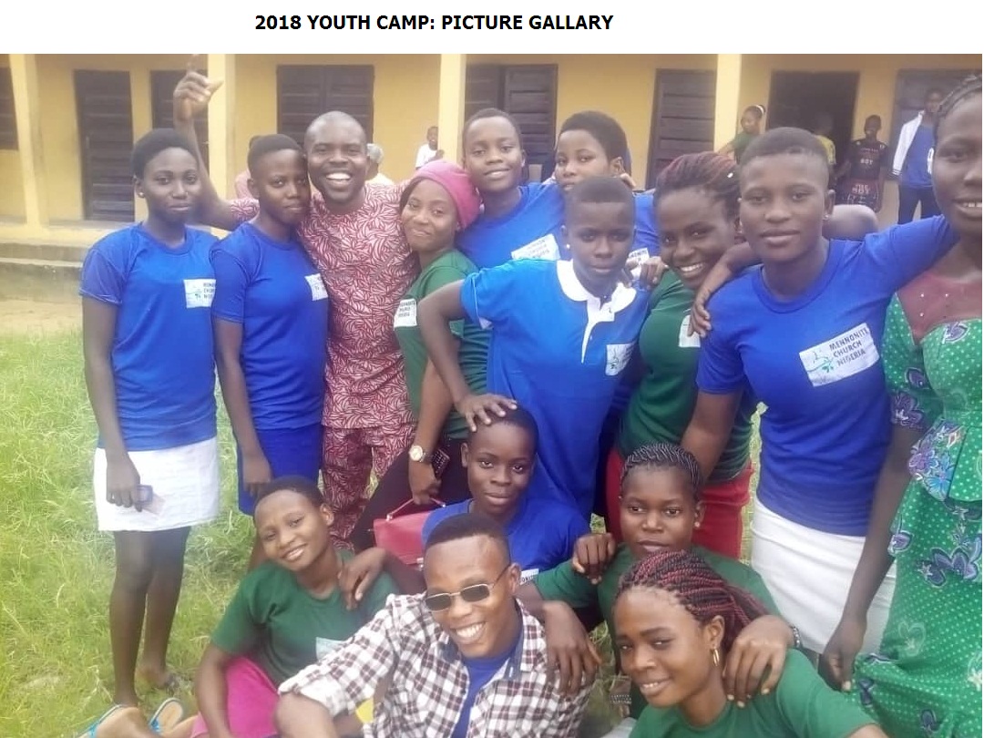 Campamento juvenil 2018. Las fotos son cortesía de la iglesia Menonita de Nigeria. 