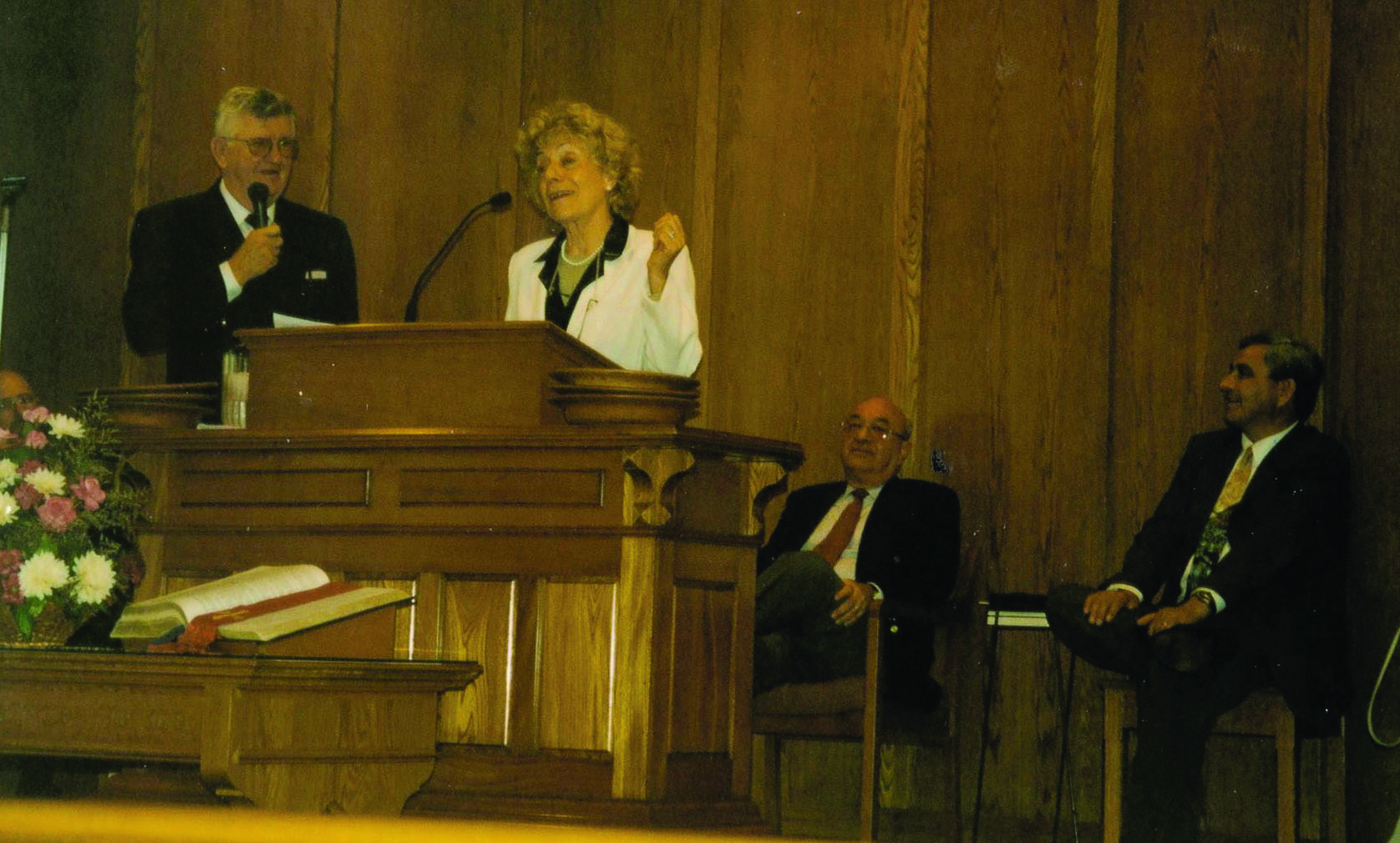 Mario Snyder, Sara Buhlman, David Dutra and Delfin Soto. Photos courtesy of the centennial anniversary committee for Iglesia Evangélica Menonita Argentina (IEMA).