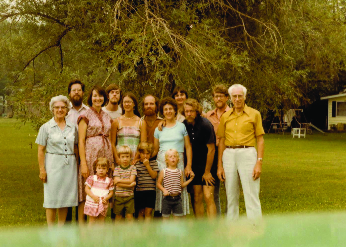 Missionaries Frank and Anna Byler and family.