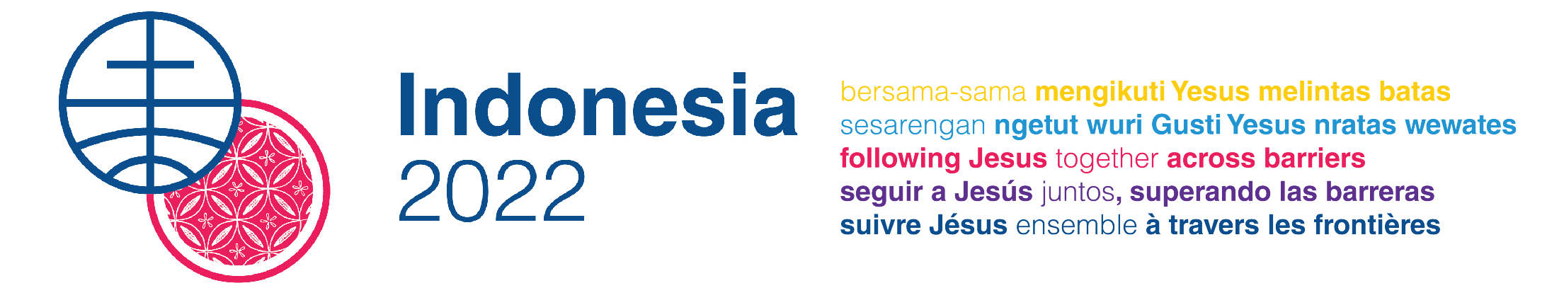 Bersama-Sama Mengikuti Yesus Melintas Batas (Indonesian),  Sesarengan Ngetut Wuri Gusti Yesus Nratas Wewates (Javanese),  Following Jesus together across barriers (English),  Seguir a Jes√∫s juntos, superando las barreras (Spanish),  Suivre J√©sus ensemble √† travers les fronti√®res (French)