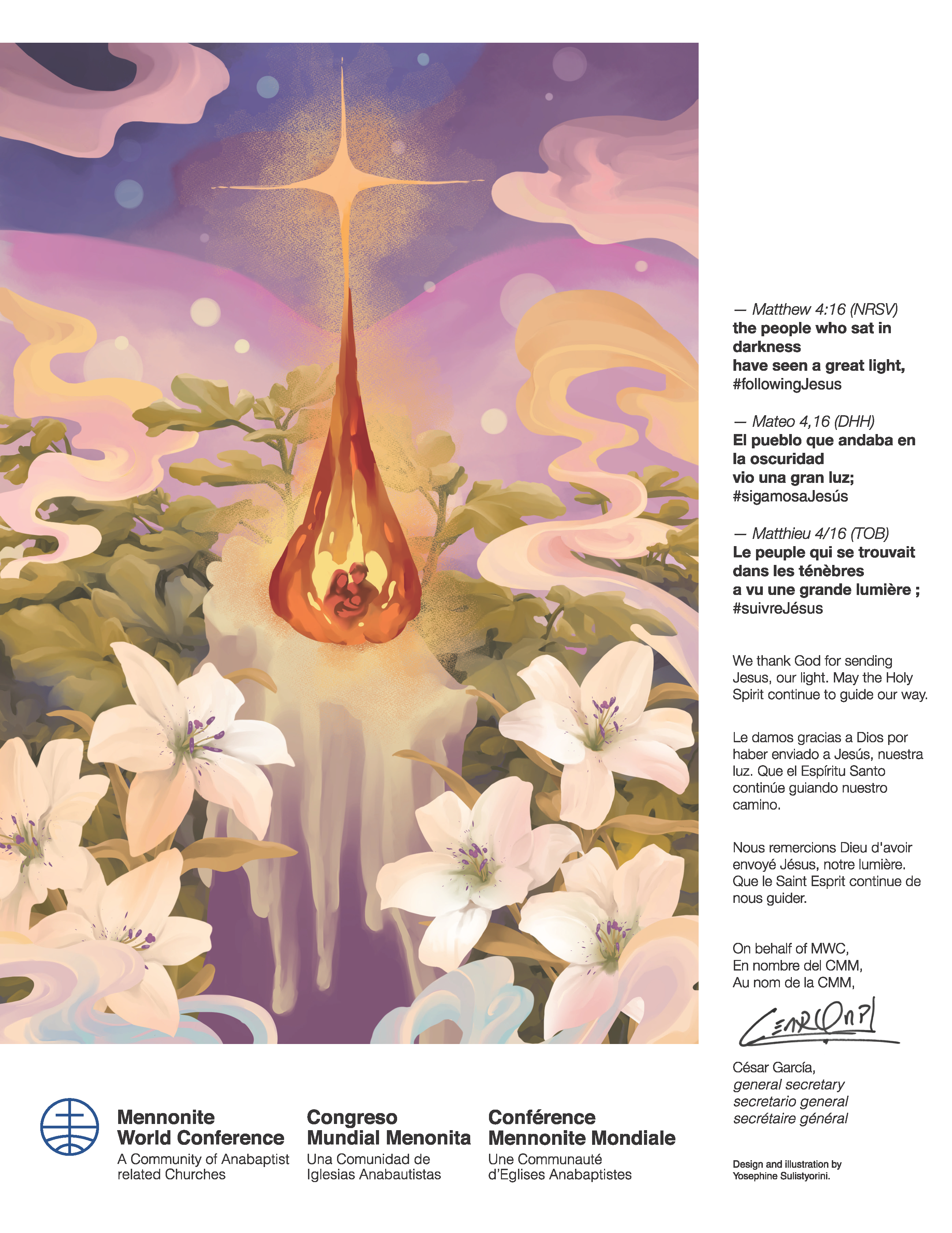 candle nativity illustration
Matthew 6:16