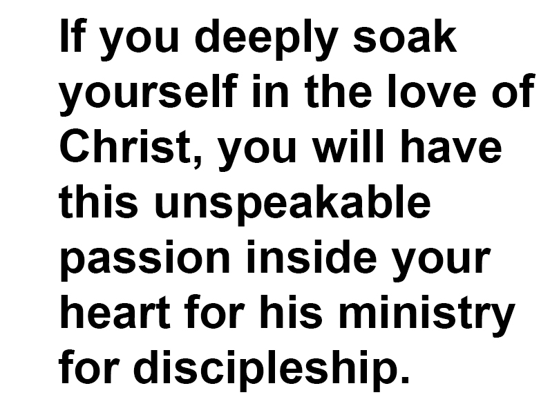 Systematic disciple making