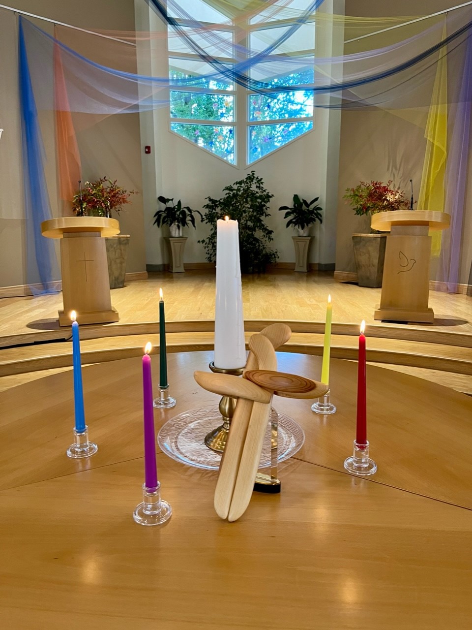 Liturgies and symbols for gathering and benediction