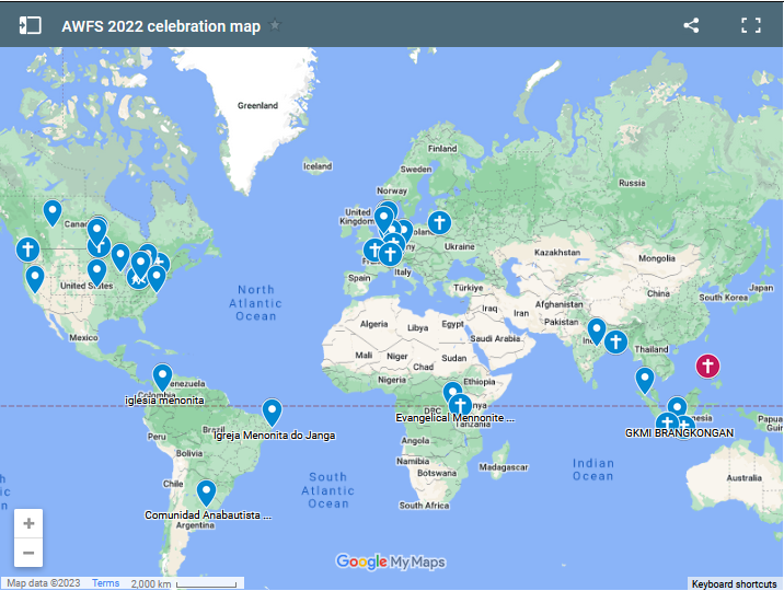 AWFS 2023 celebration map