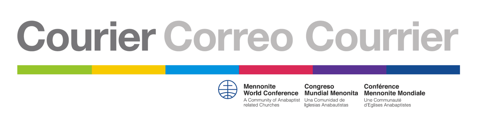 Courier - Correo- Courrier masthead with colourbar