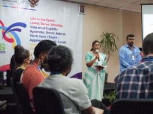 delegates from India speaking on GYS session