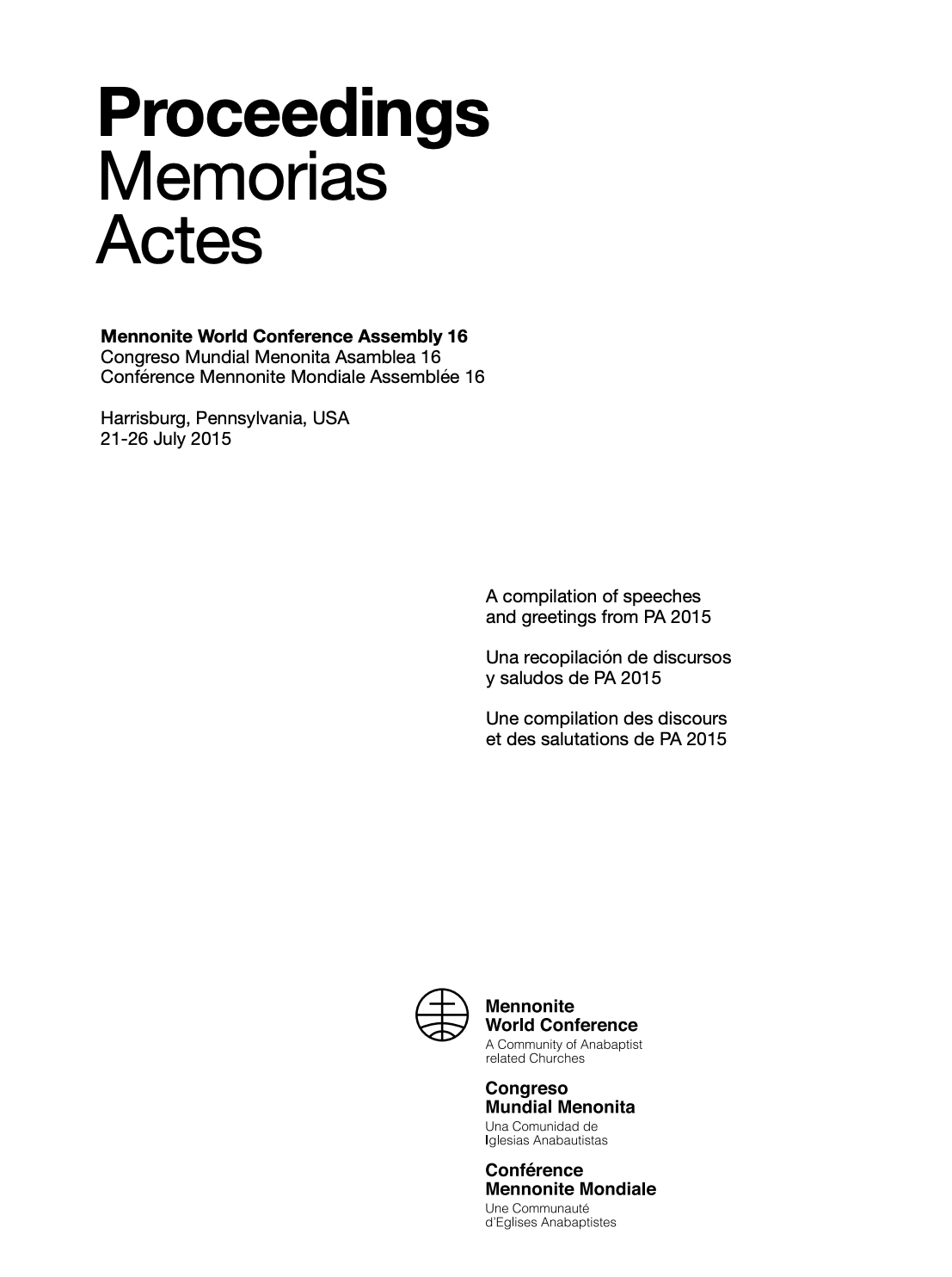 Proceedings – Assembly 16