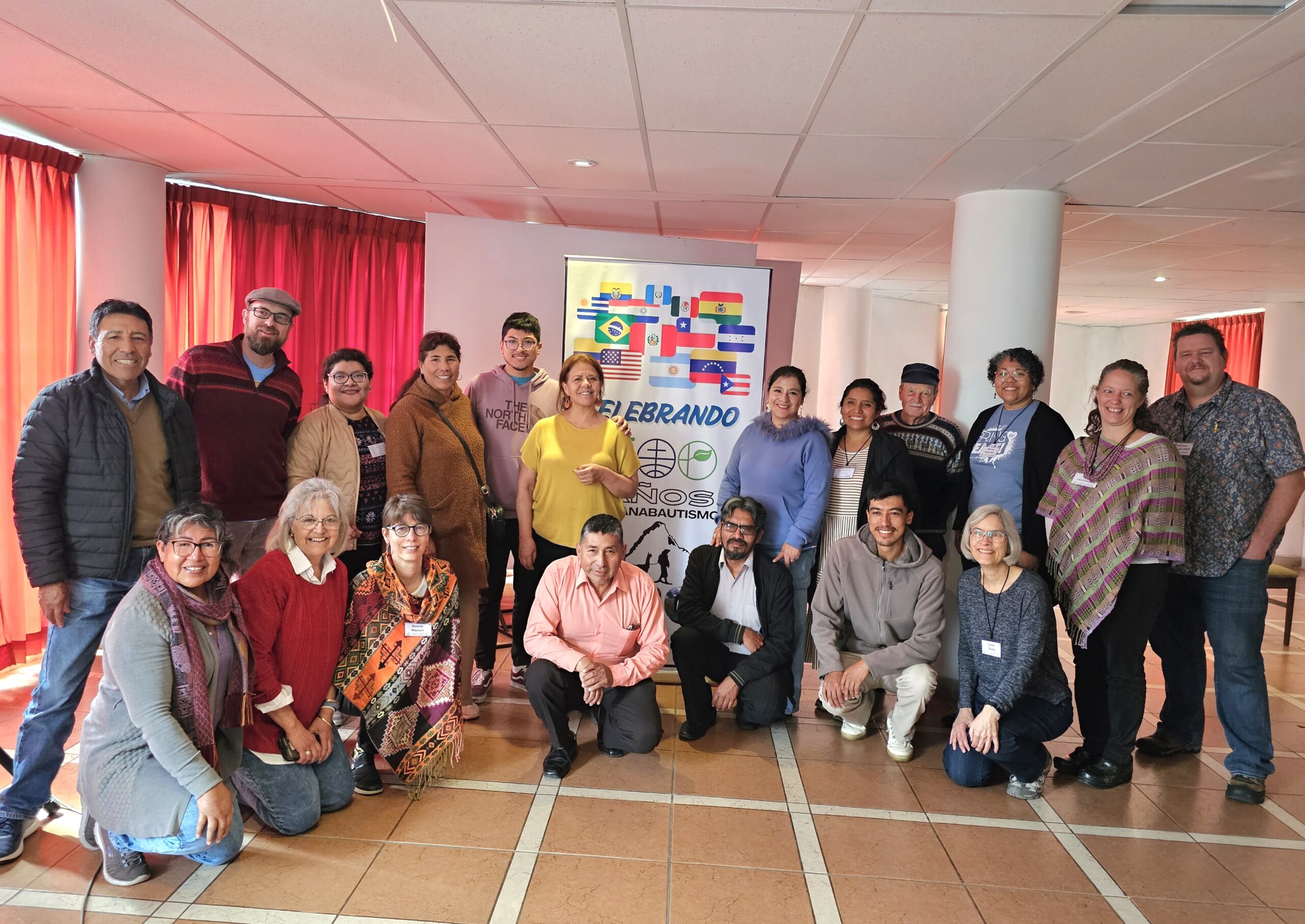 group photo in Latin America