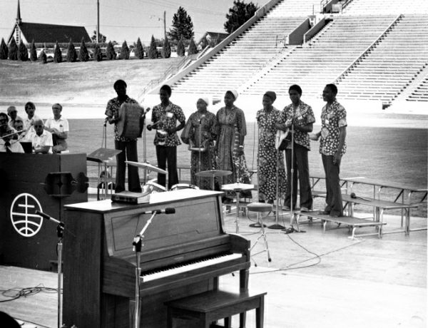 group of Africa singing