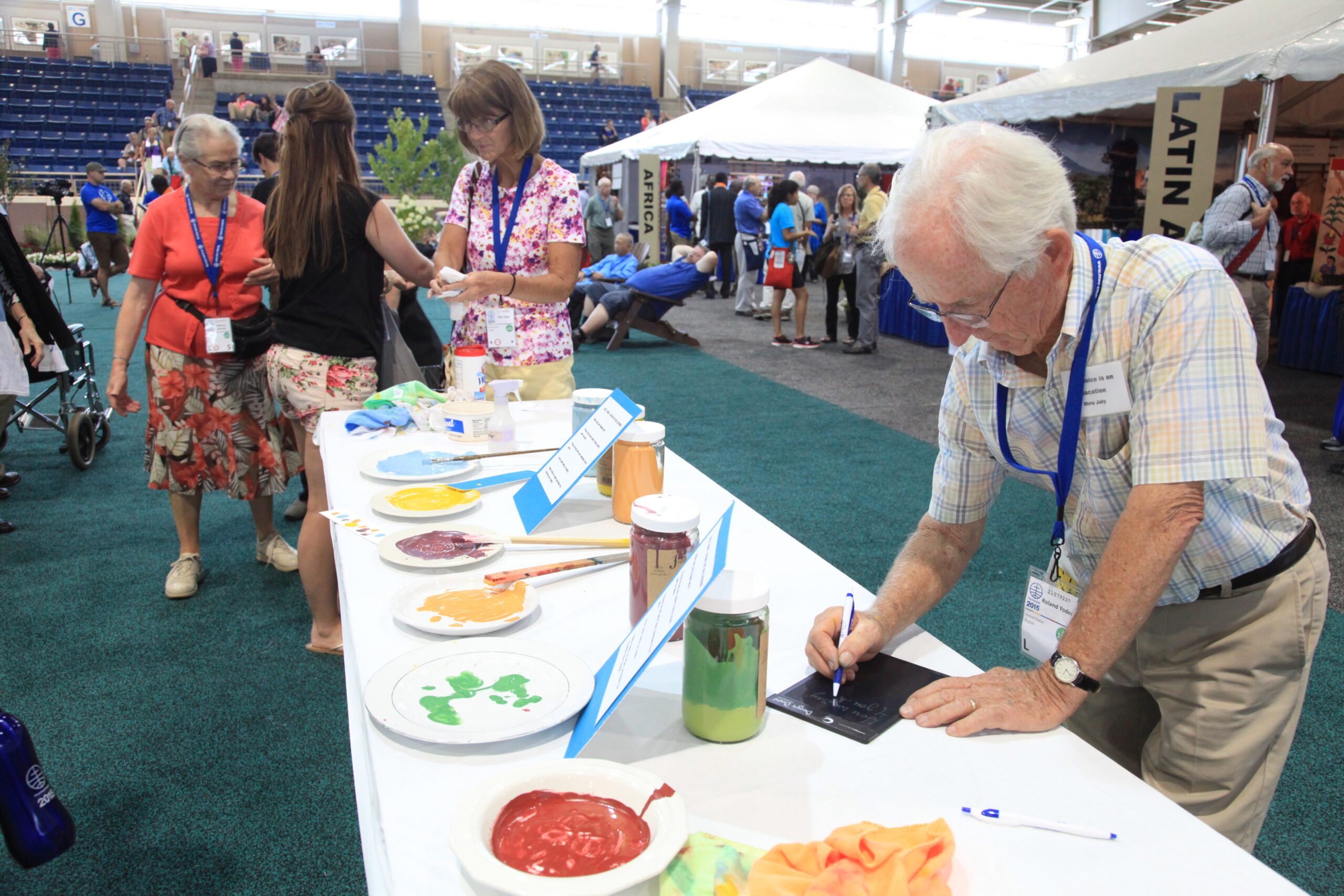Global Church Village invites visitors to leave their mark