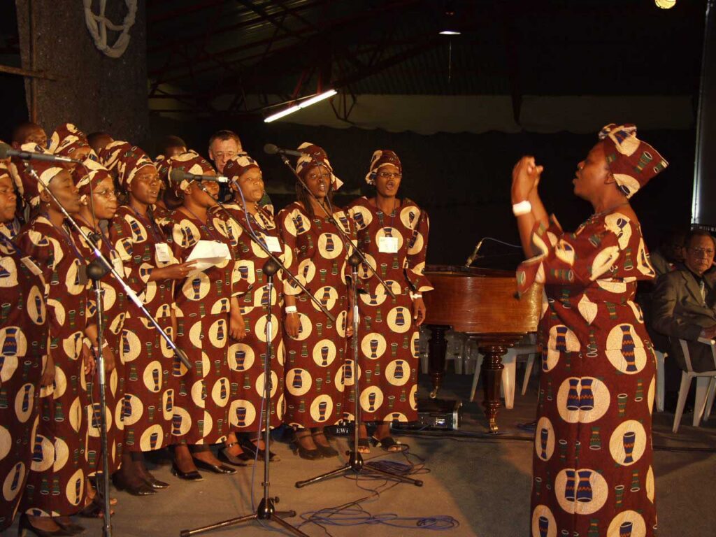 choir group from Africa at MWC assembly